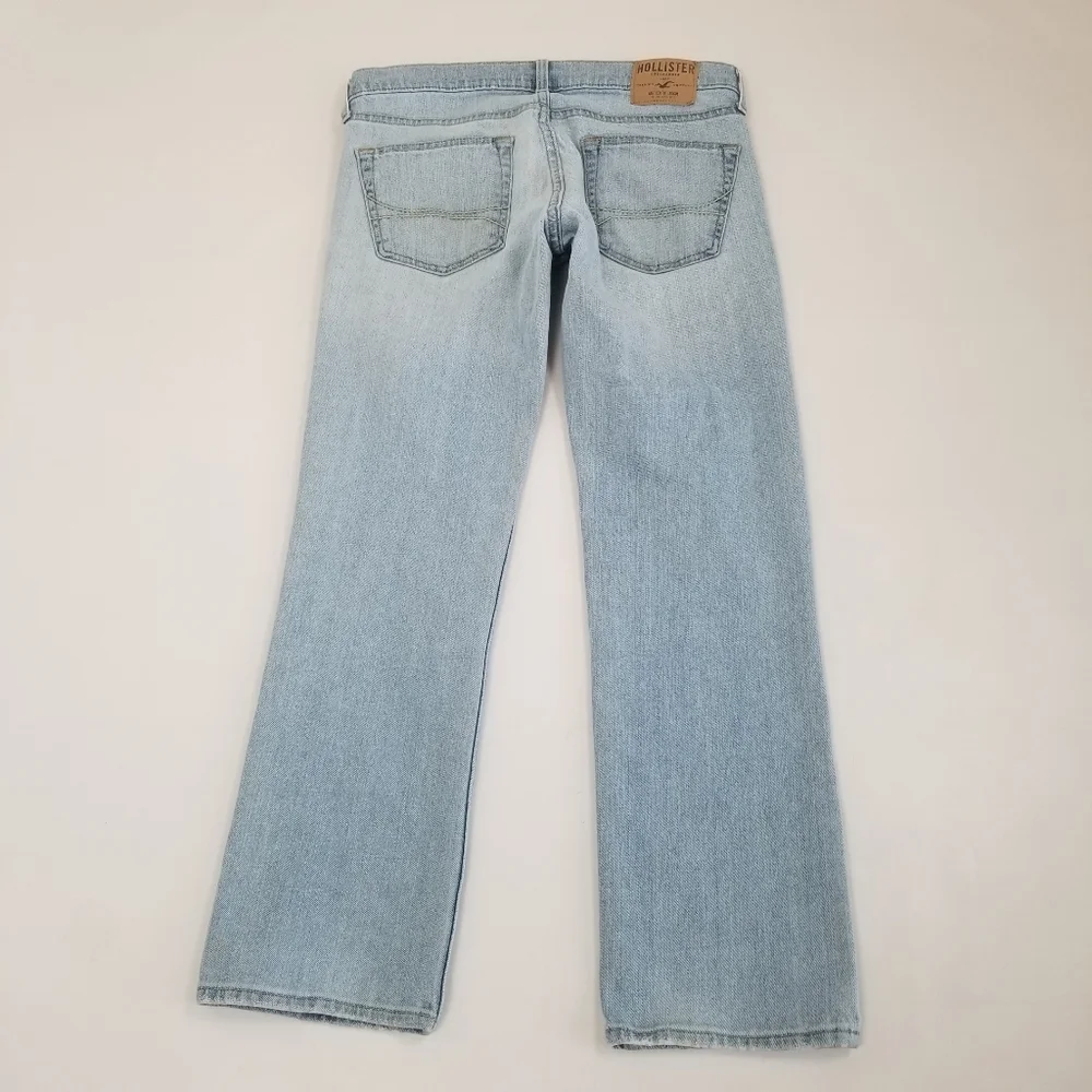 Hollister Slim Straight Jeans Tag 32x30 Actual 33.5-34x30.5-31